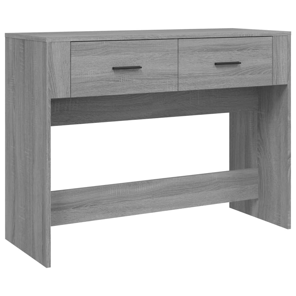 vidaXL Stolik konsolowy, szary dąb sonoma, 100x39x75 cm