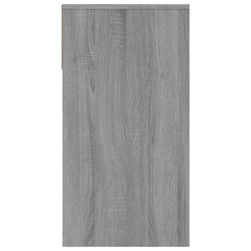 vidaXL Stolik konsolowy, szary dąb sonoma, 100x39x75 cm
