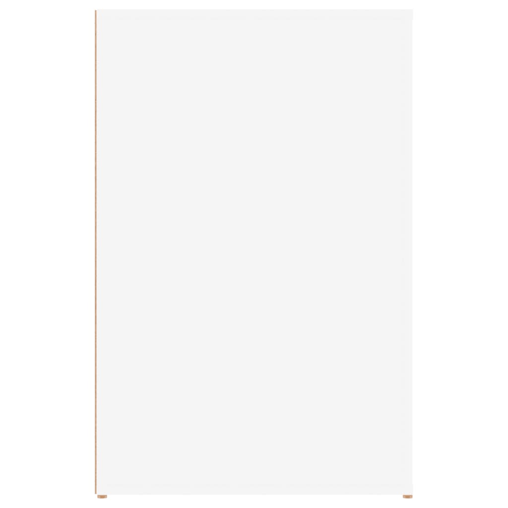 vidaXL Biurko, białe, 100x49x75 cm, materiał drewnopochodny