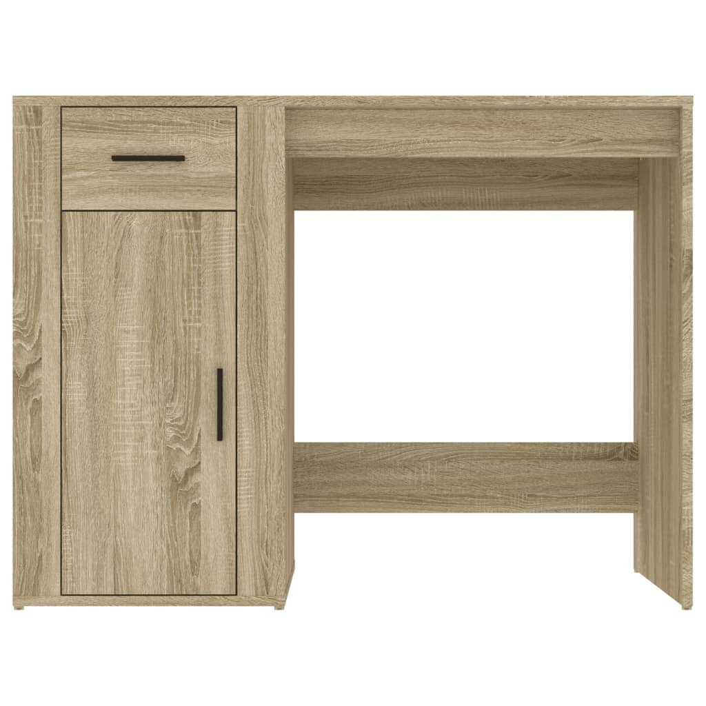 vidaXL Biurko, dąb sonoma, 100x49x75 cm, materiał drewnopochodny