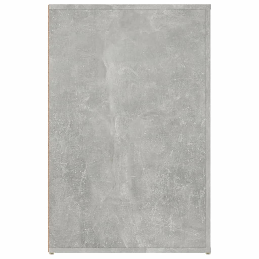 vidaXL Biurko, szarość betonu, 100x49x75 cm, materiał drewnopochodny