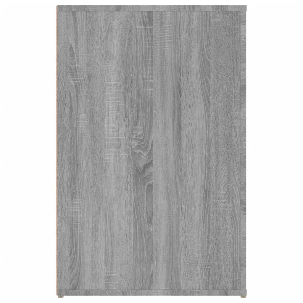 vidaXL Biurko, szary dąb sonoma, 100x49x75 cm, materiał drewnopochodny