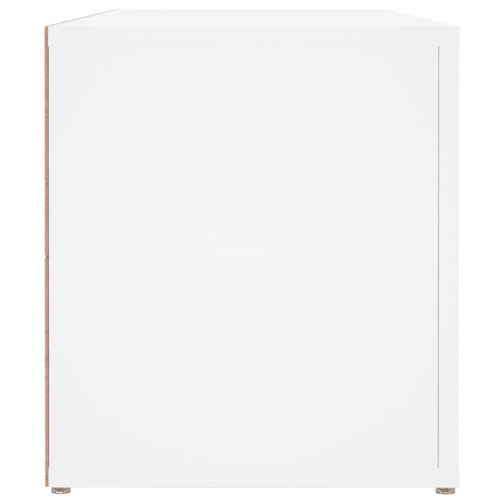 vidaXL Szafka pod TV, biała, 100x31,5x35 cm, materiał drewnopochodny