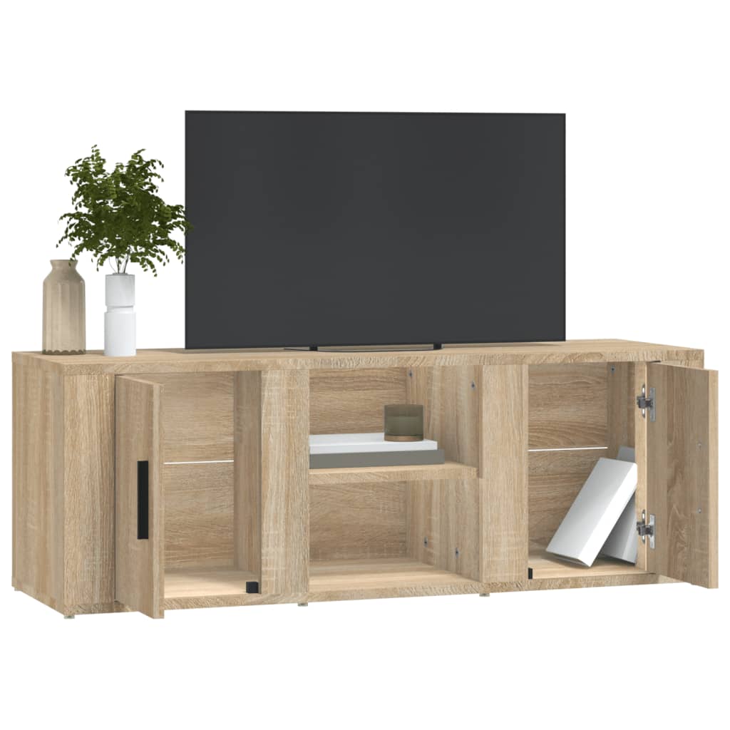 vidaXL Szafka pod TV, dąb sonoma, 100x31,5x35 cm