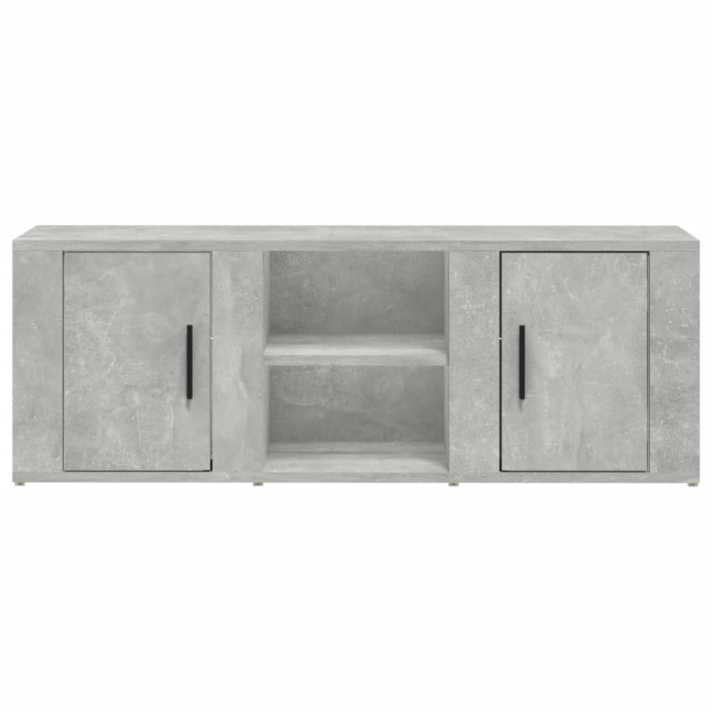 vidaXL Szafka pod TV, szarość betonu, 100x31,5x35 cm