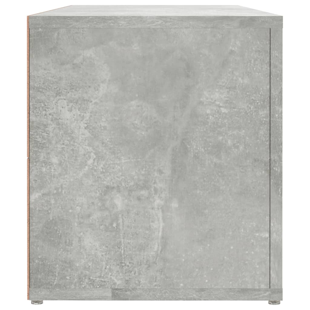 vidaXL Szafka pod TV, szarość betonu, 100x31,5x35 cm