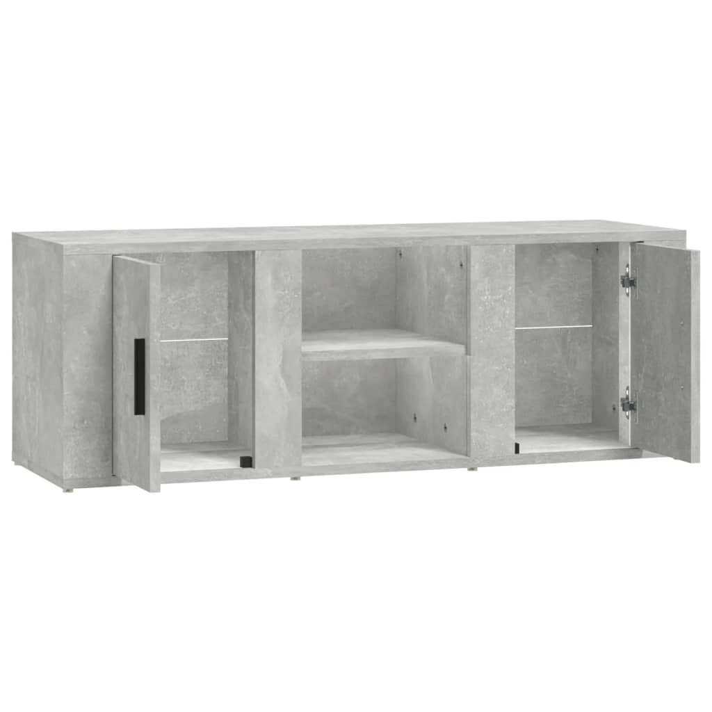 vidaXL Szafka pod TV, szarość betonu, 100x31,5x35 cm