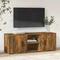 vidaXL Szafka pod telewizor, przydymiony dąb, 100x31,5x35 cm