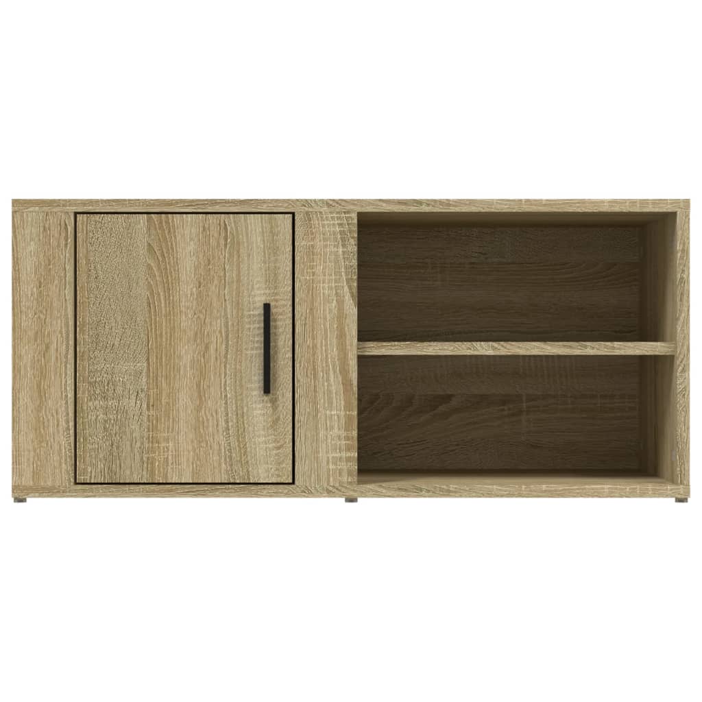 vidaXL Szafki pod telewizor, 2 szt., dąb sonoma, 80x31,5x36,5 cm