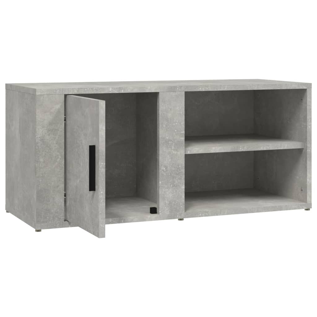vidaXL Szafki pod telewizor, 2 szt., szarość betonu, 80x31,5x36 cm