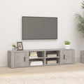 vidaXL Szafki pod telewizor, 2 szt., szarość betonu, 80x31,5x36 cm