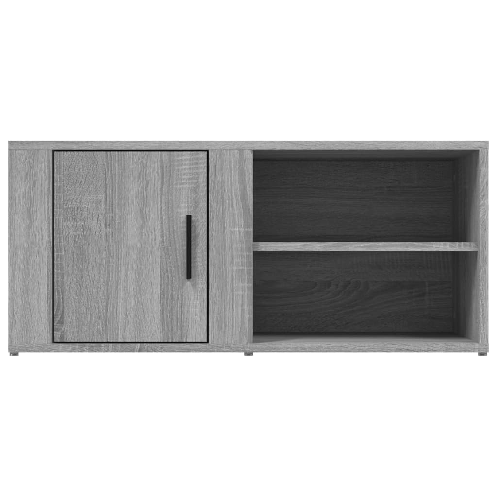 vidaXL Szafki pod telewizor, 2 szt., szary dąb sonoma, 80x31,5x36,5 cm