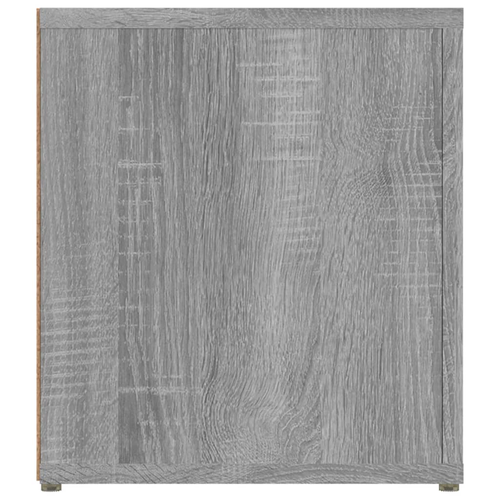 vidaXL Szafki pod telewizor, 2 szt., szary dąb sonoma, 80x31,5x36,5 cm