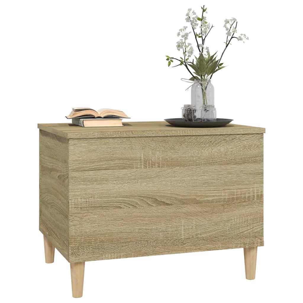 vidaXL Stolik kawowy, dąb sonoma 60x44,5x45 cm materiał drewnopochodny