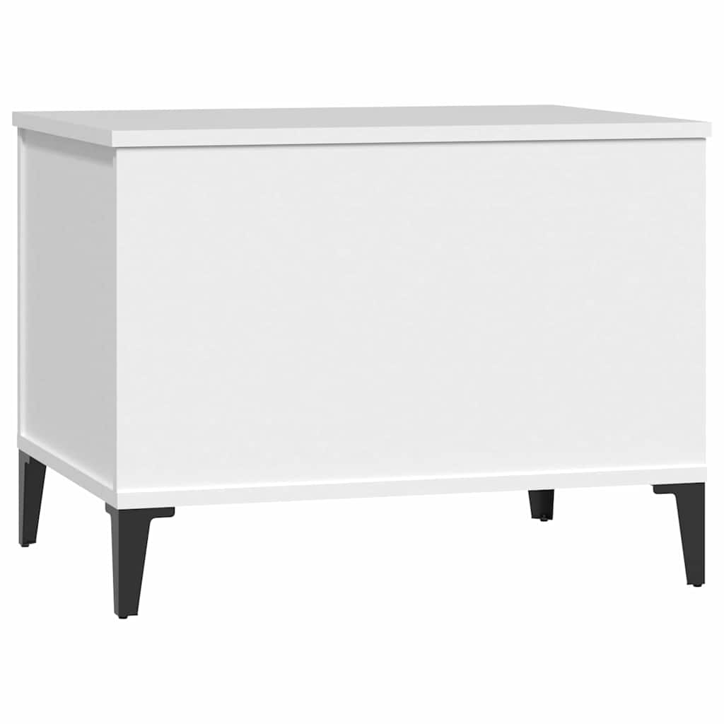 vidaXL Stolik kawowy, biały 60x44,5x45 cm, materiał drewnopochodny