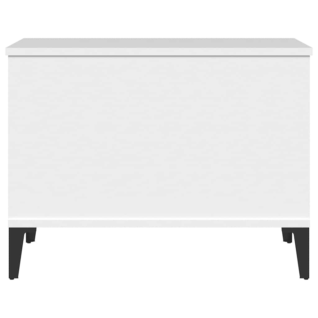 vidaXL Stolik kawowy, biały 60x44,5x45 cm, materiał drewnopochodny