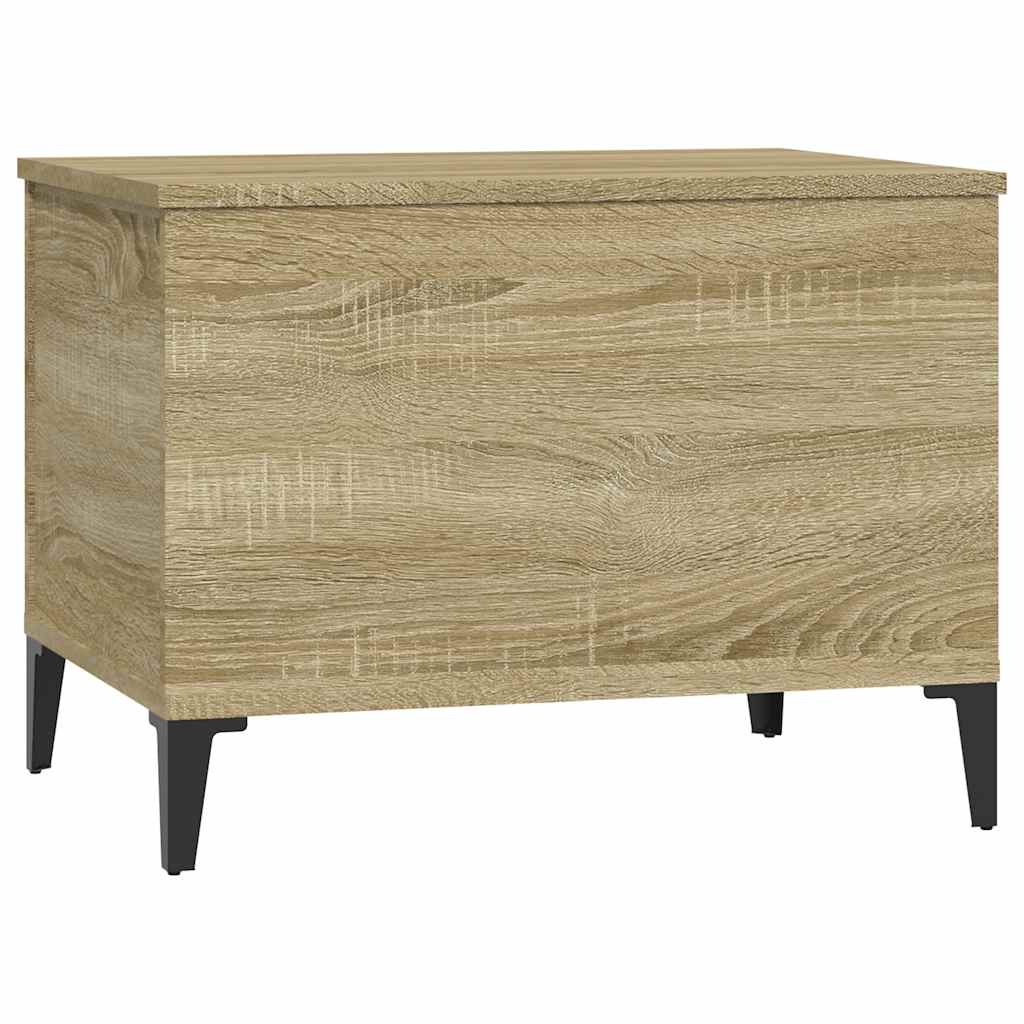 vidaXL Stolik kawowy, dąb sonoma 60x44,5x45 cm materiał drewnopochodny