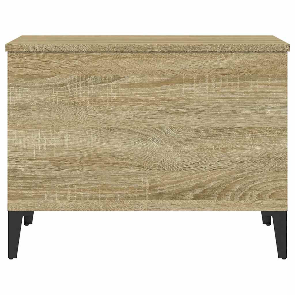 vidaXL Stolik kawowy, dąb sonoma 60x44,5x45 cm materiał drewnopochodny