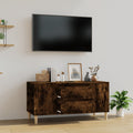 vidaXL Szafka pod TV, przydymiony dąb, 102x44,5x50 cm