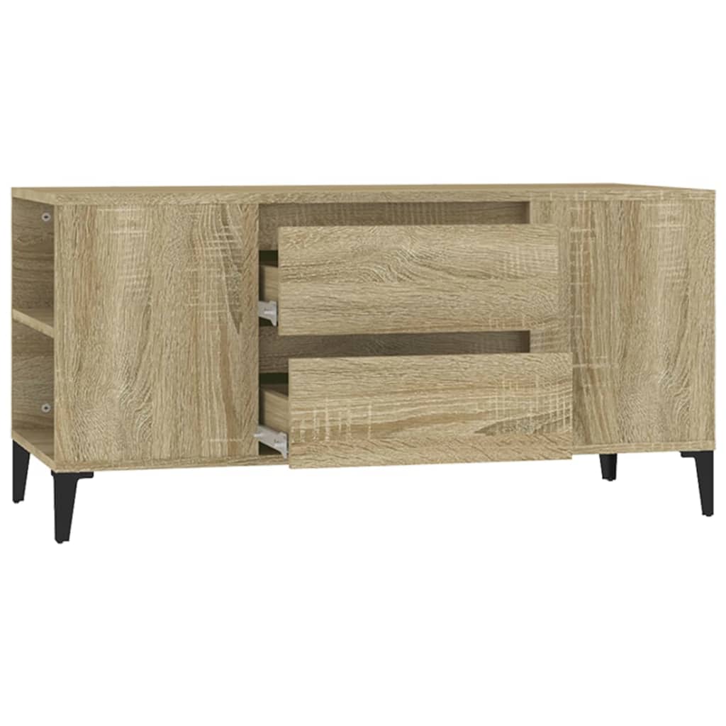 vidaXL Szafka pod TV, dąb sonoma, 102x44,5x50 cm
