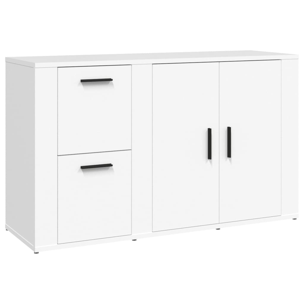 vidaXL Szafka, biała, 100x33x59,5 cm, materiał drewnopochodny