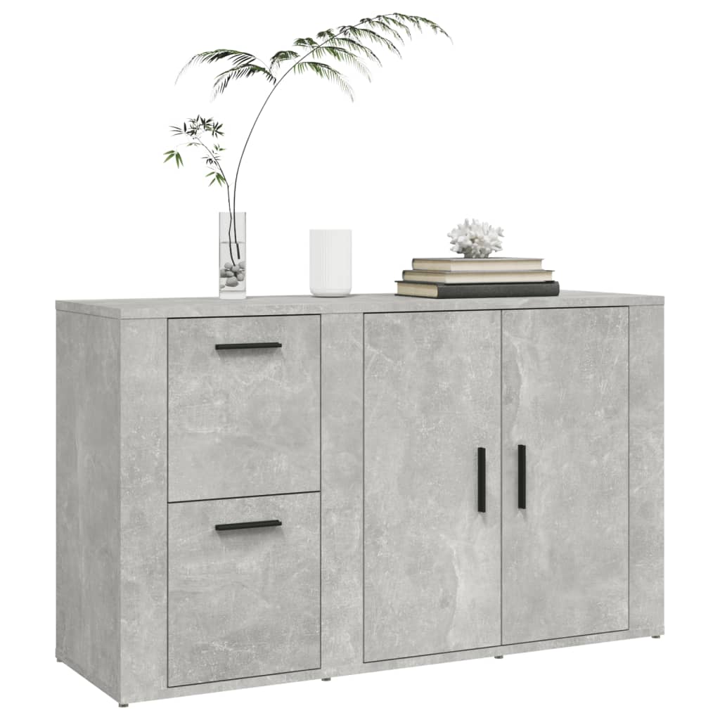 vidaXL Szafka, szarość betonu, 100x33x59,5 cm, materiał drewnopochodny