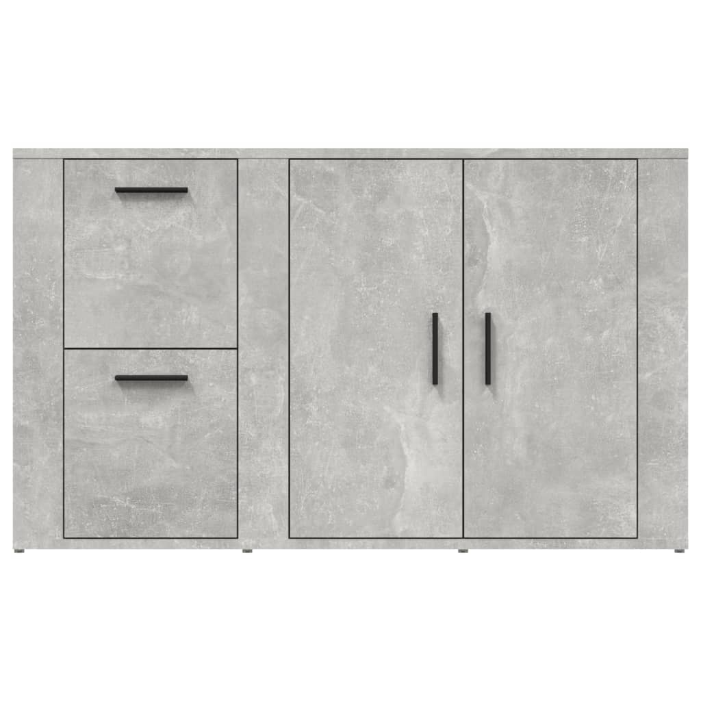 vidaXL Szafka, szarość betonu, 100x33x59,5 cm, materiał drewnopochodny