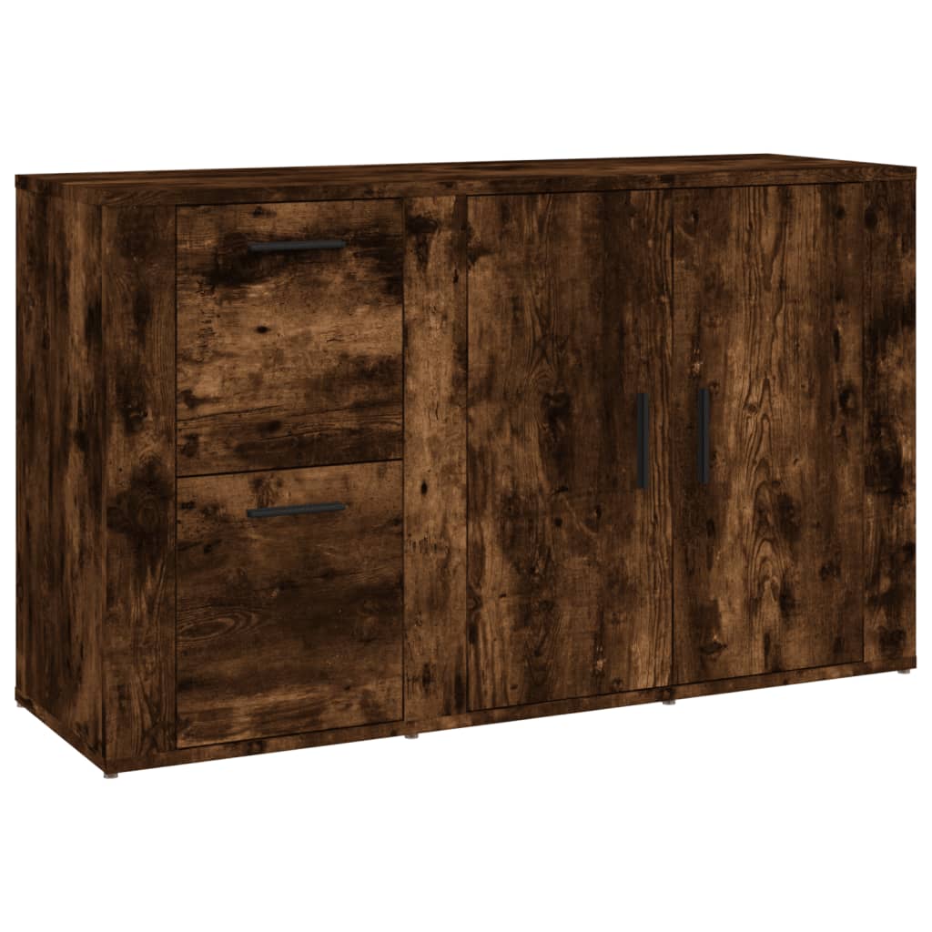 vidaXL Szafka, przydymiony dąb, 100x33x59,5, materiał drewnopochodny
