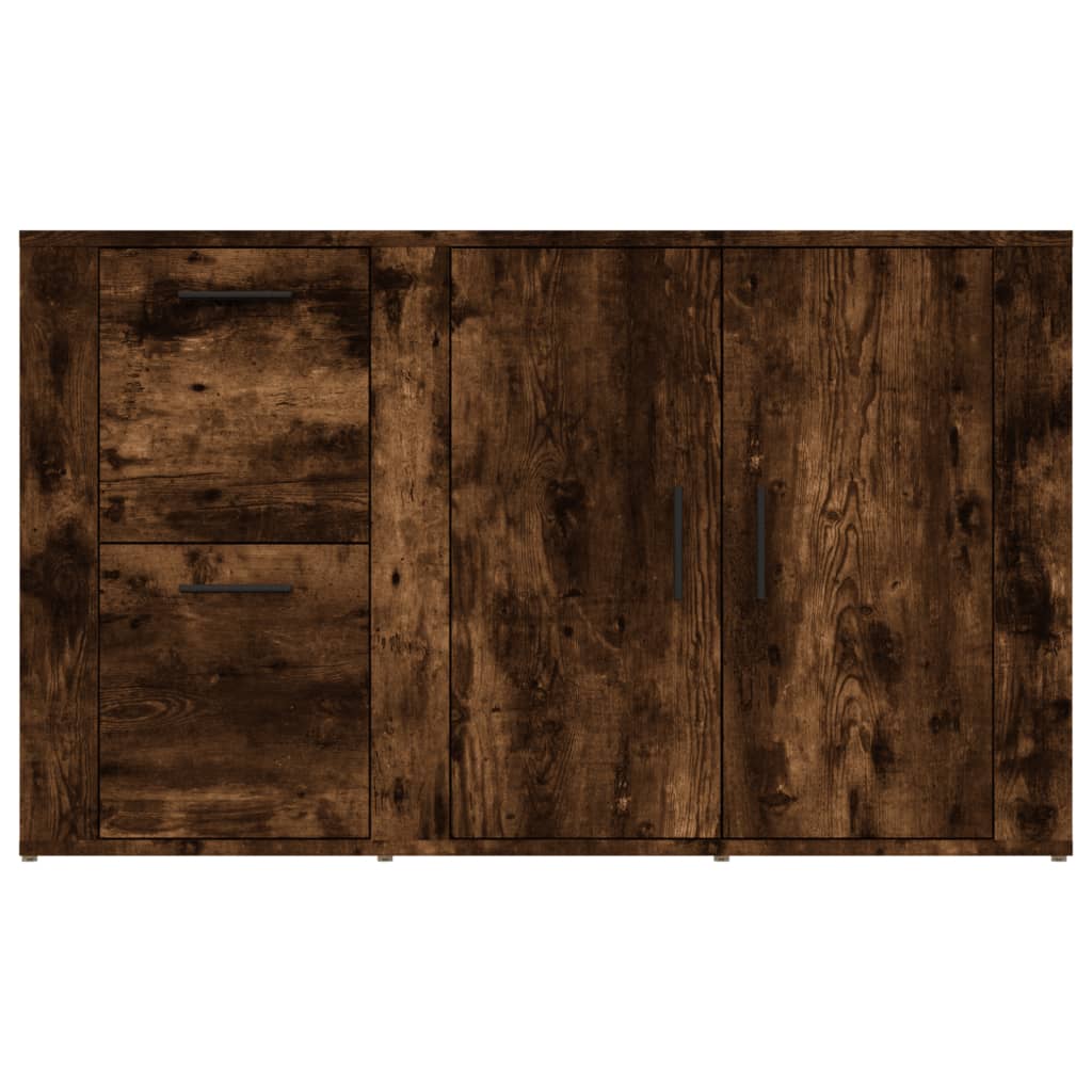 vidaXL Szafka, przydymiony dąb, 100x33x59,5, materiał drewnopochodny