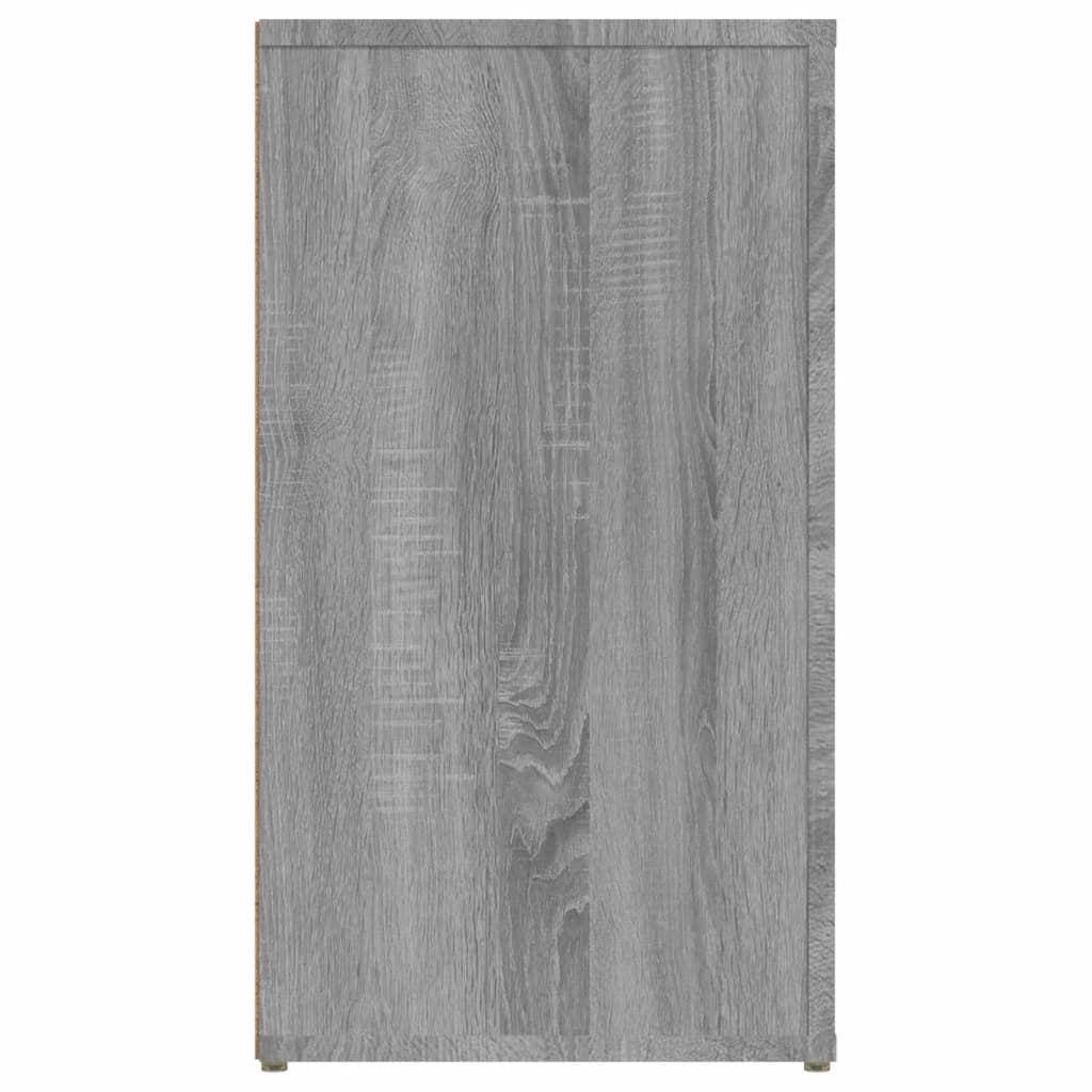 vidaXL Szafka, szary dąb sonoma 100x33x59,5 cm materiał drewnopochodny