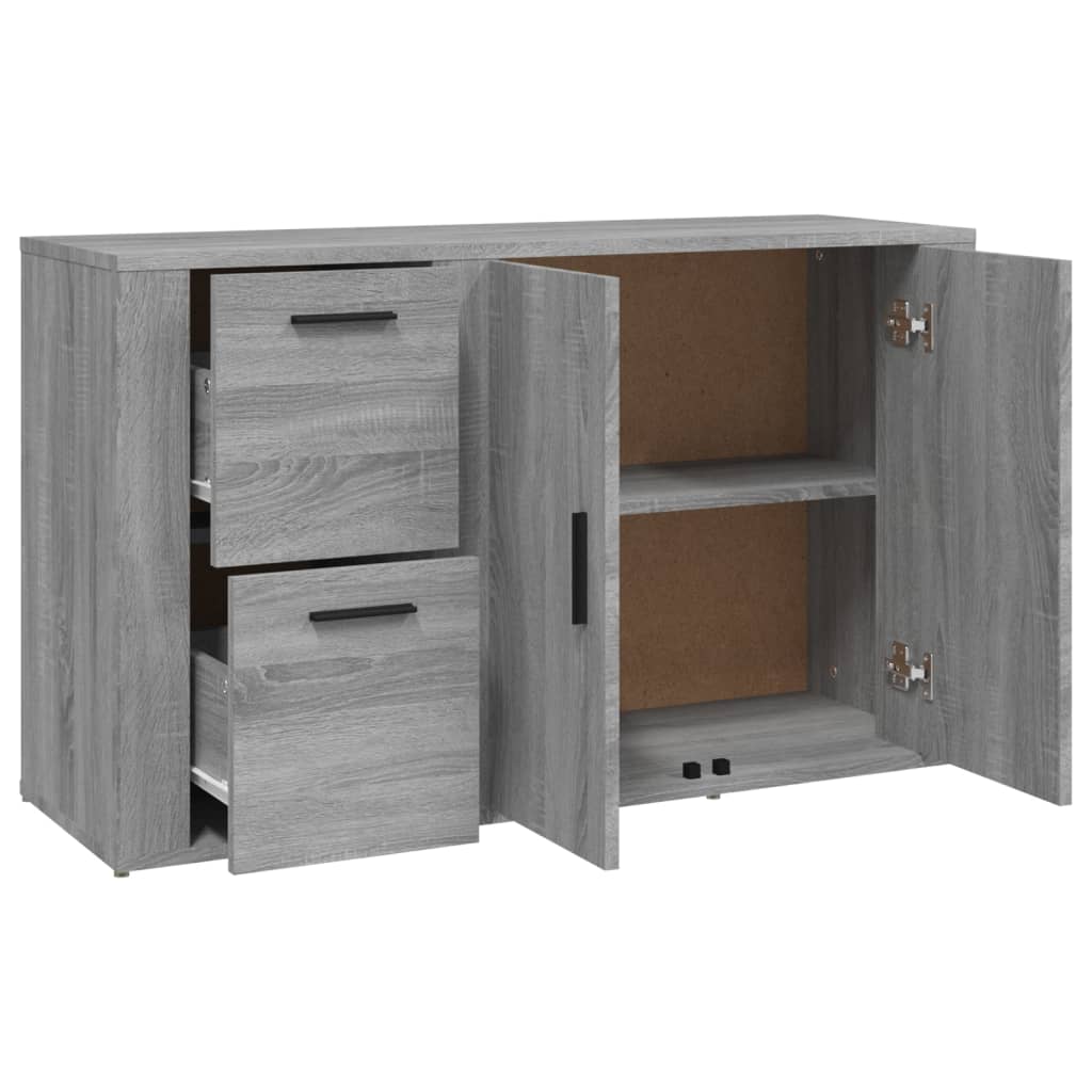 vidaXL Szafka, szary dąb sonoma 100x33x59,5 cm materiał drewnopochodny