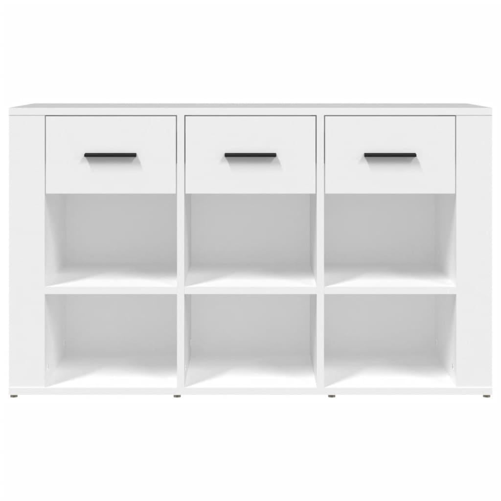 vidaXL Komoda, biała, 100x30x59,5 cm, materiał drewnopochodny