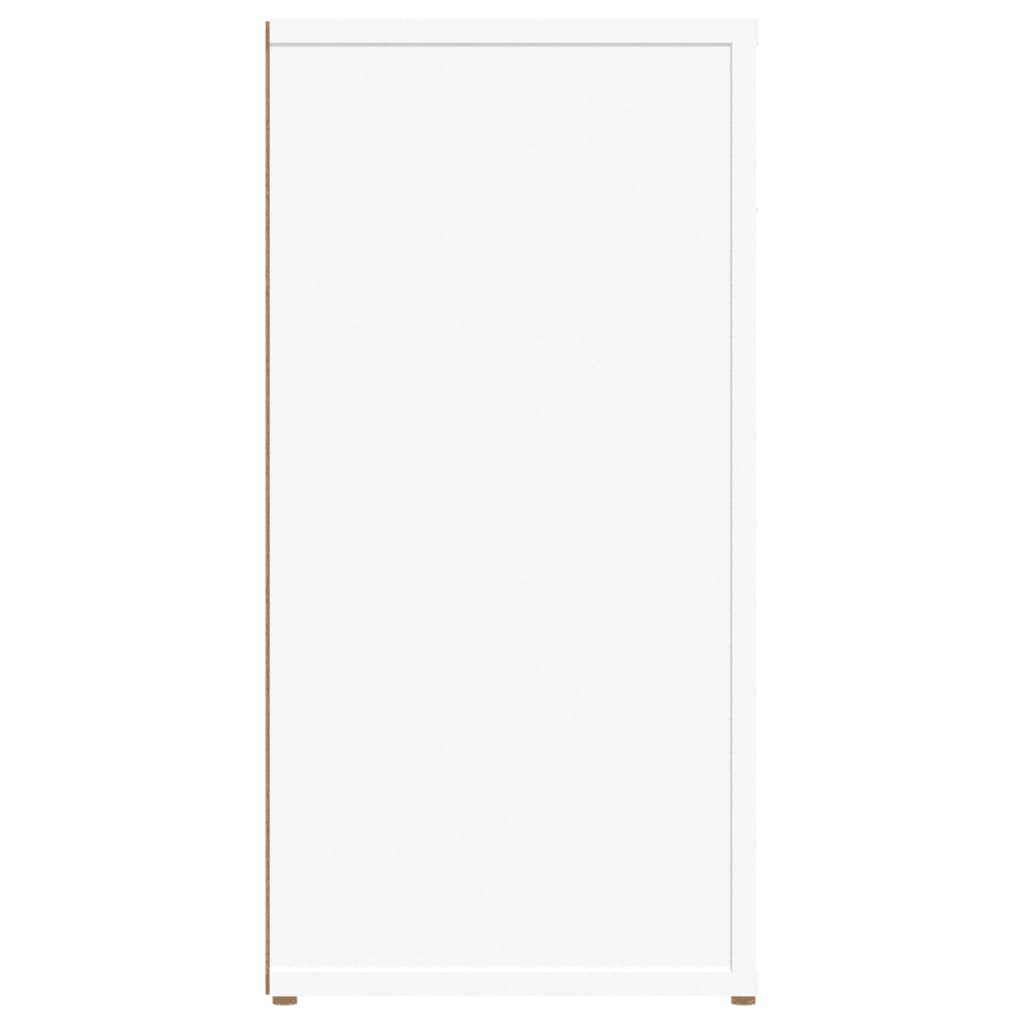 vidaXL Komoda, biała, 100x30x59,5 cm, materiał drewnopochodny