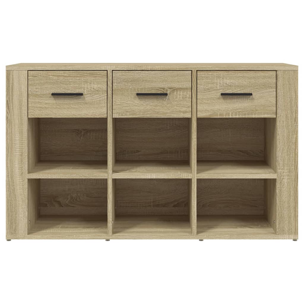 vidaXL Komoda, dąb sonoma, 100x30x59,5 cm, materiał drewnopochodny