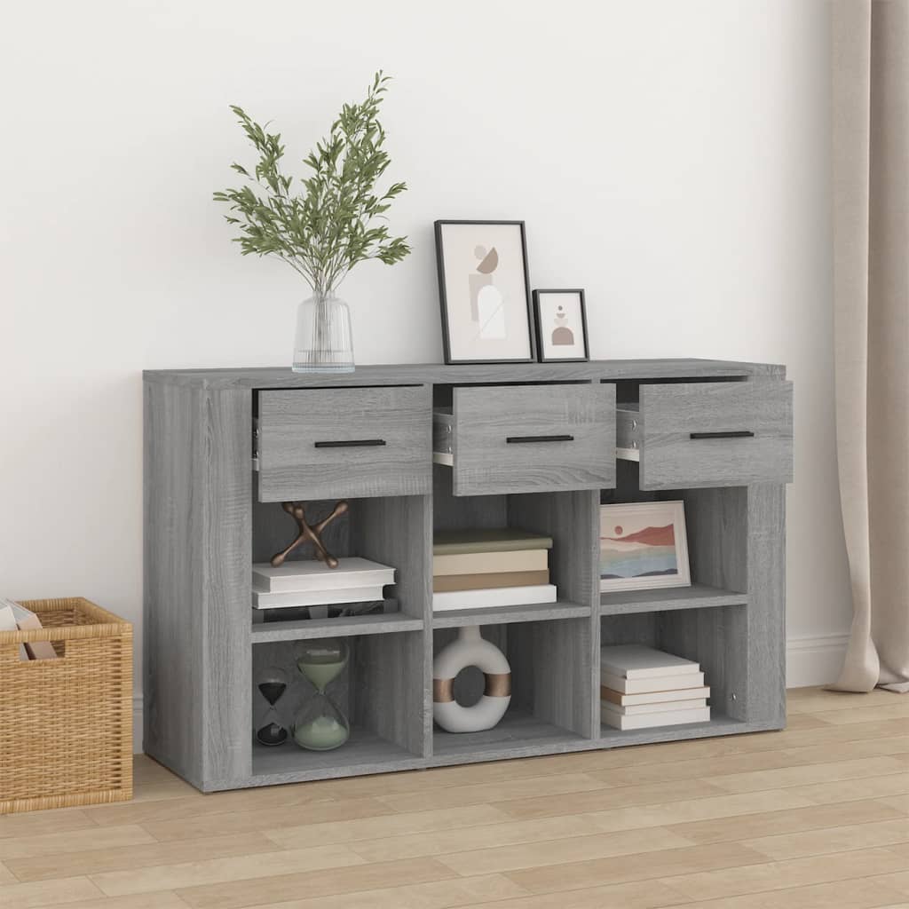 vidaXL Szafka, szary dąb sonoma 100x30x59,5 cm materiał drewnopochodny