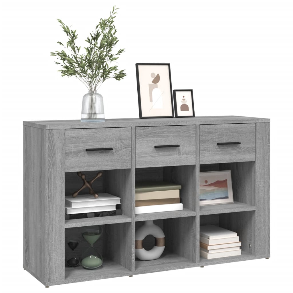 vidaXL Szafka, szary dąb sonoma 100x30x59,5 cm materiał drewnopochodny