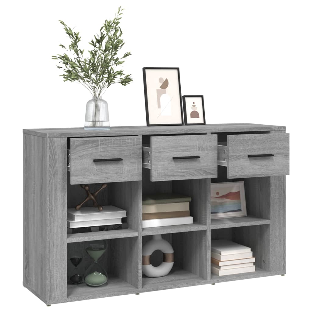 vidaXL Szafka, szary dąb sonoma 100x30x59,5 cm materiał drewnopochodny