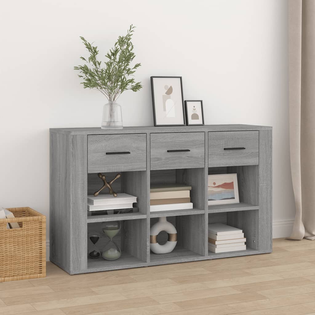 vidaXL Szafka, szary dąb sonoma 100x30x59,5 cm materiał drewnopochodny