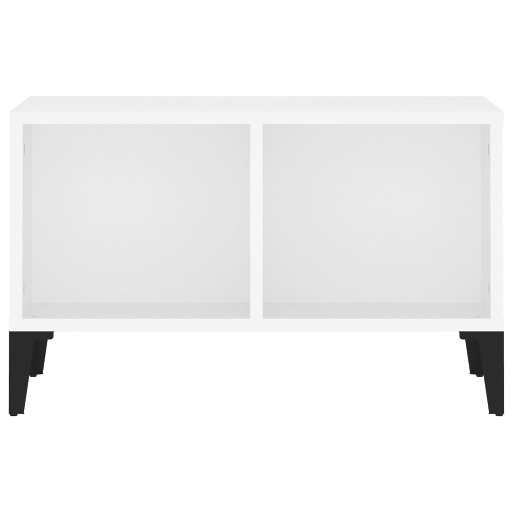 vidaXL Stolik kawowy, biały 60x50x36,5 cm, materiał drewnopochodny