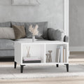 vidaXL Stolik kawowy, biały 60x50x36,5 cm, materiał drewnopochodny