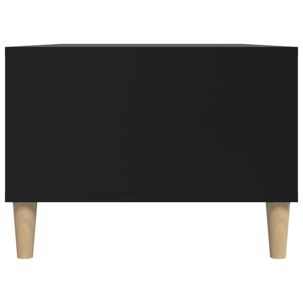 vidaXL Stolik kawowy, czarny, 90x50x36,5 cm, materiał drewnopochodny