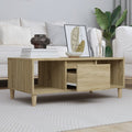 vidaXL Stolik kawowy, dąb sonoma 90x50x36,5 cm materiał drewnopochodny
