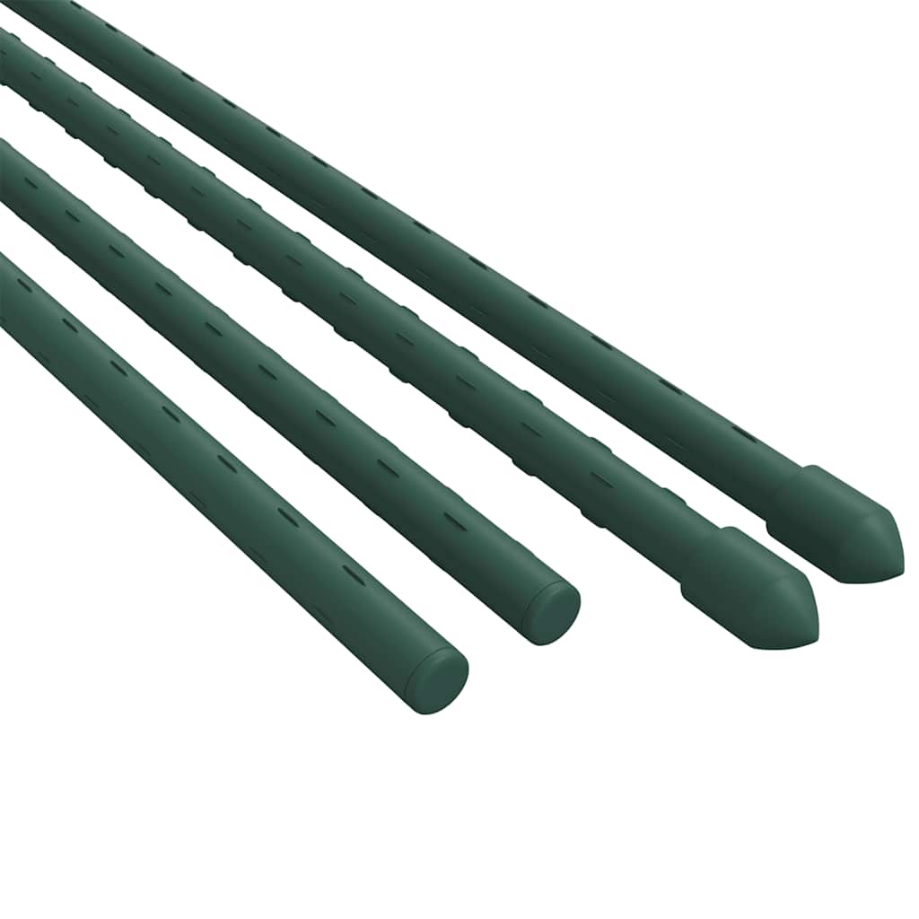 vidaXL Podpórki do roślin, 30 szt., zielone, 150 cm, stalowe