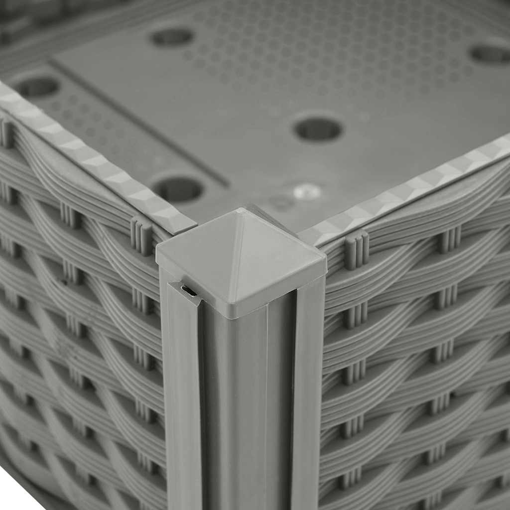 vidaXL Donica do podwyższonej rabaty, 160x40x23 cm, polipropylen