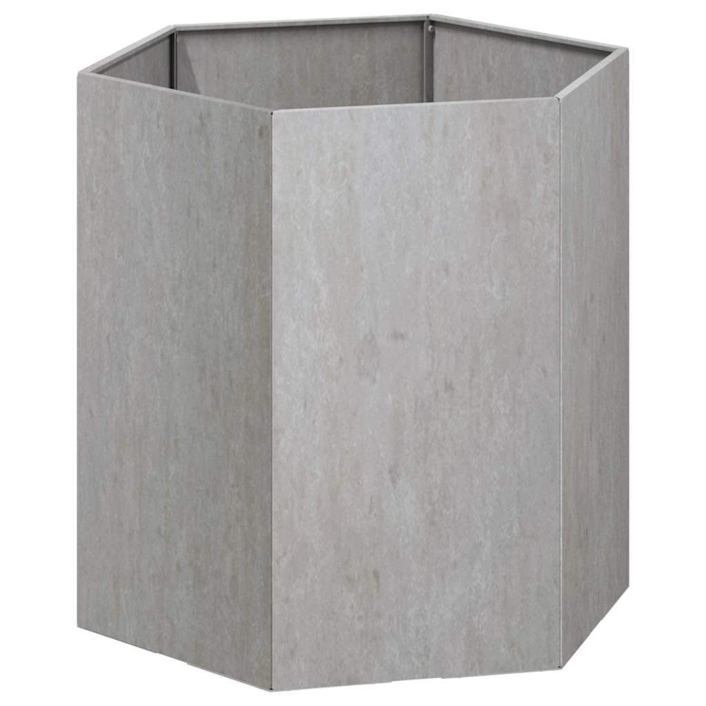 vidaXL Donica, rdzawa, 40x40x45 cm, stal kortenowska
