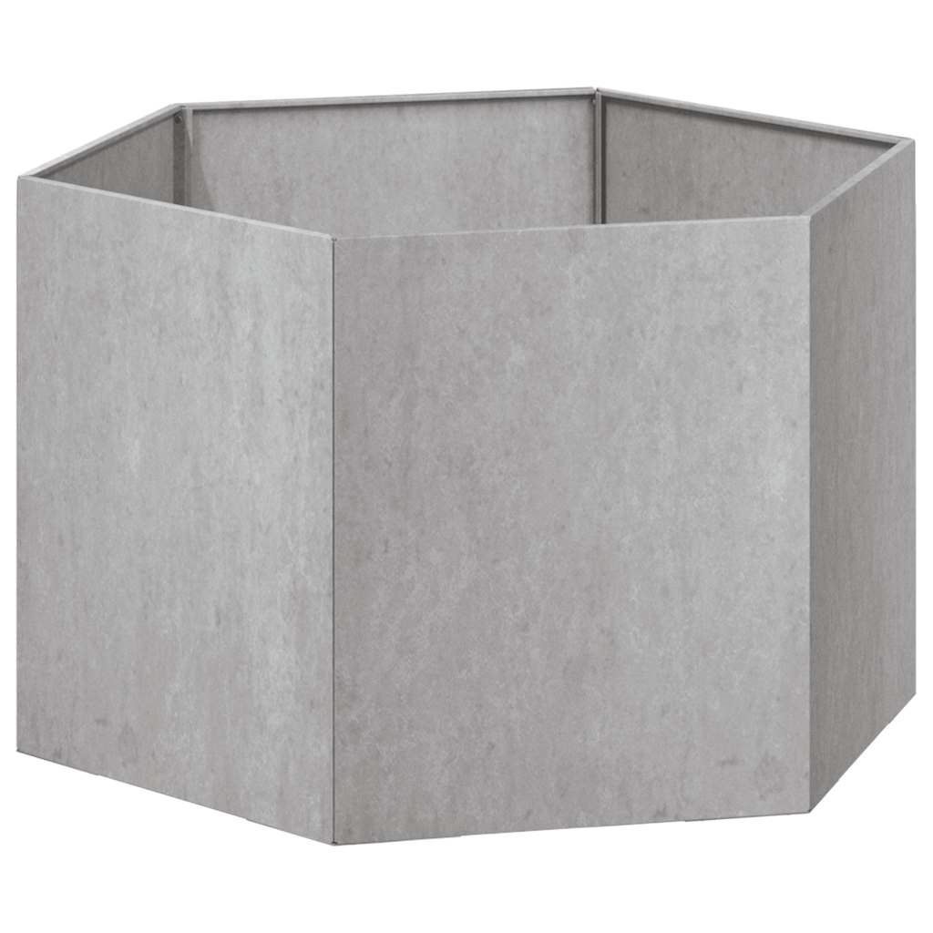 vidaXL Donica, rdzawa, 60x60x45 cm, stal kortenowska