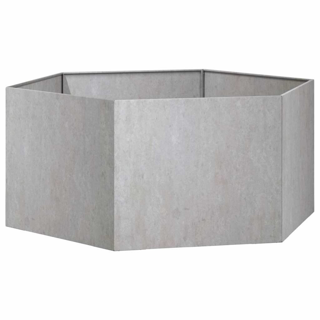 vidaXL Donica, rdzawa, 90x90x45 cm, stal kortenowska