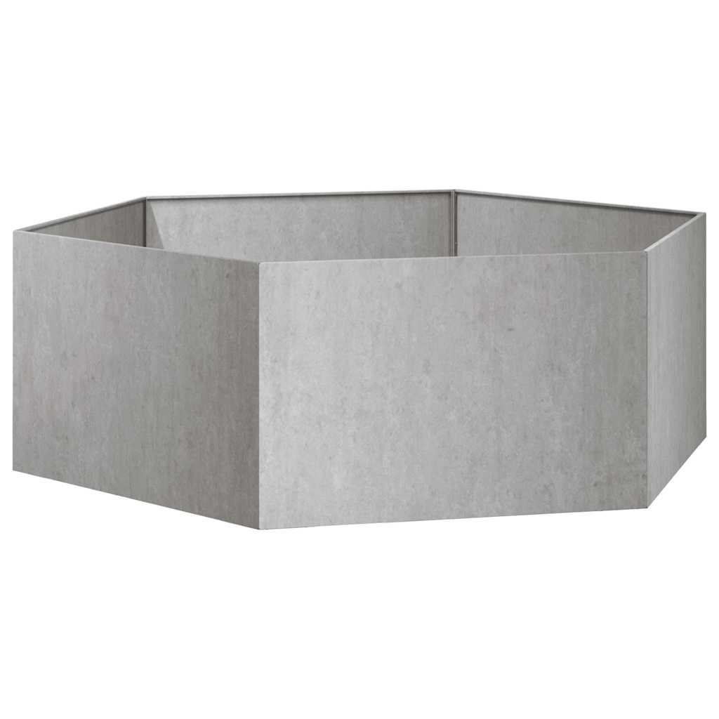 vidaXL Donica, rdzawa, 138x120x45 cm, stal kortenowska
