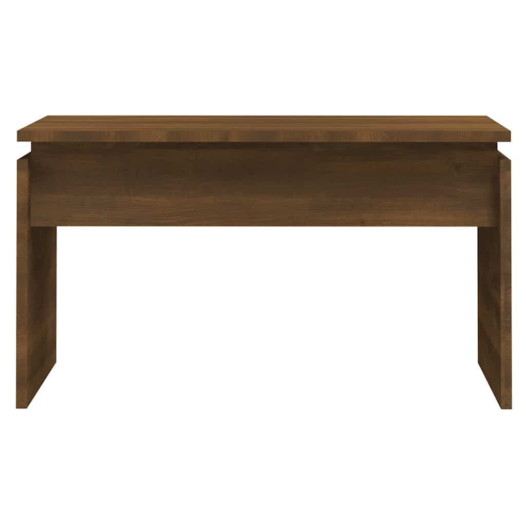 vidaXL Stolik kawowy, brązowy dąb 68x50x38 cm materiał drewnopochodny