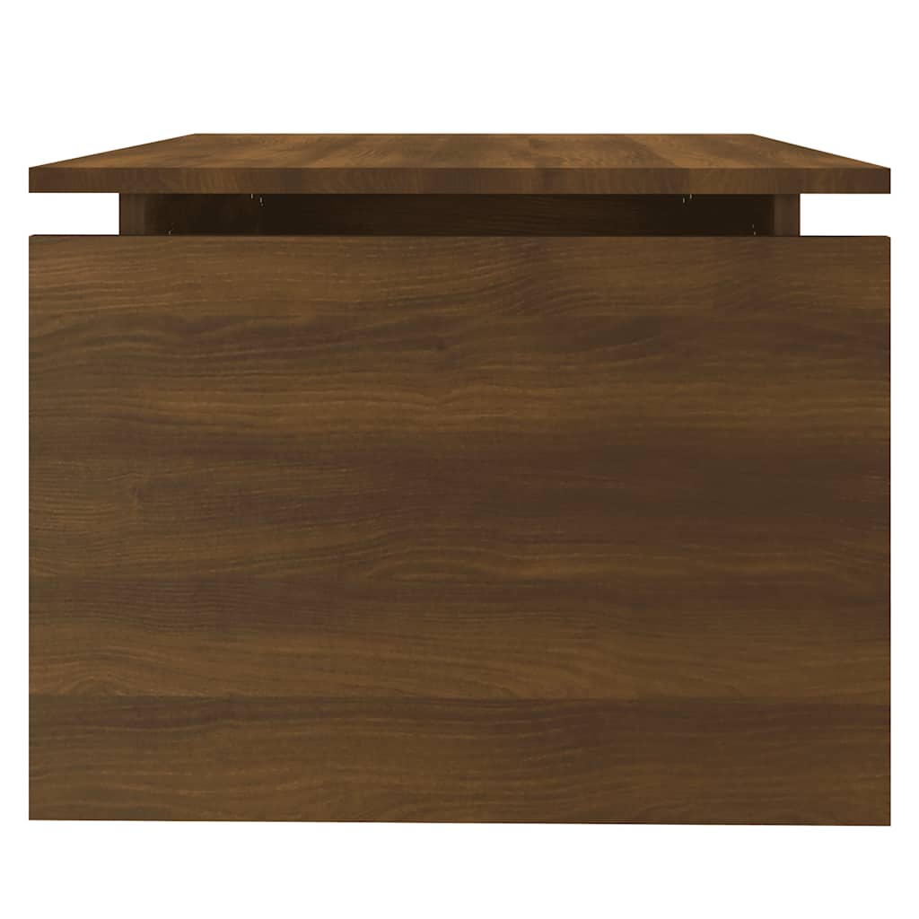 vidaXL Stolik kawowy, brązowy dąb 68x50x38 cm materiał drewnopochodny